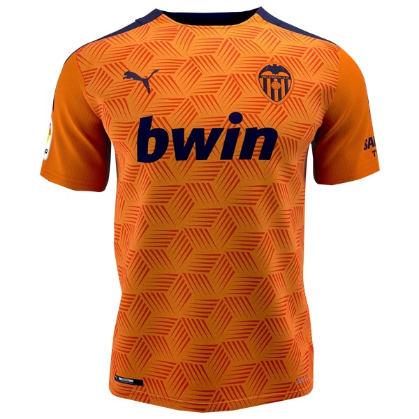 Tailandia Camiseta Valencia Segunda Equipación 2020-2021 Naranja